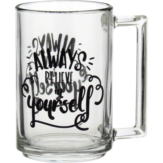 Caneca Luminarc A La Bonne Vidro Temperado 320ml Transparente 11cm