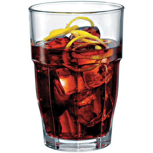 Copo Long Drink Bormioli Rocco Rock Bar Vidro Temperado 370ml Transparente