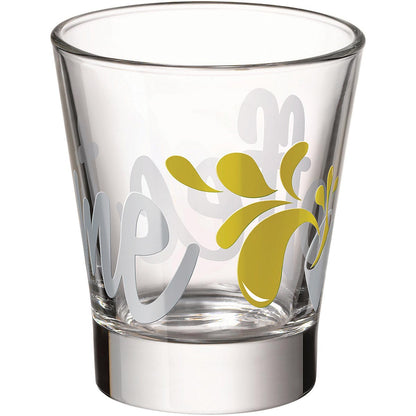 Jogo de Copos de Café Bormioli Rocco Caffeino Vidro 80ml Sortidos