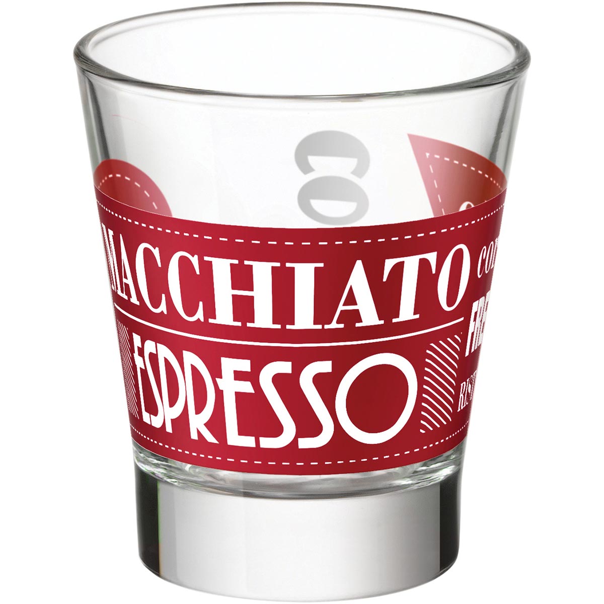 Jogo de Copos de Café Bormioli Rocco Caffeino Vidro 80ml Sortidos