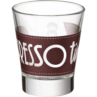 Jogo de Copos de Café Bormioli Rocco Caffeino Vidro 80ml Sortidos