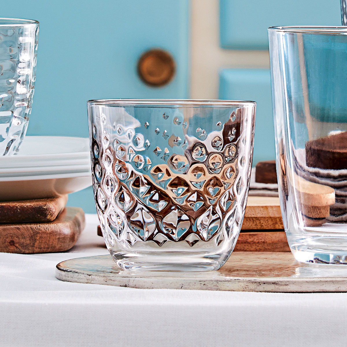 Copo de Vidro Bormioli Rocco Glit 295ml Transparente 9x9x9cm