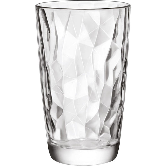 Copo Long Drink Bormioli Rocco Diamond Vidro 470ml Transparente 14x9cm