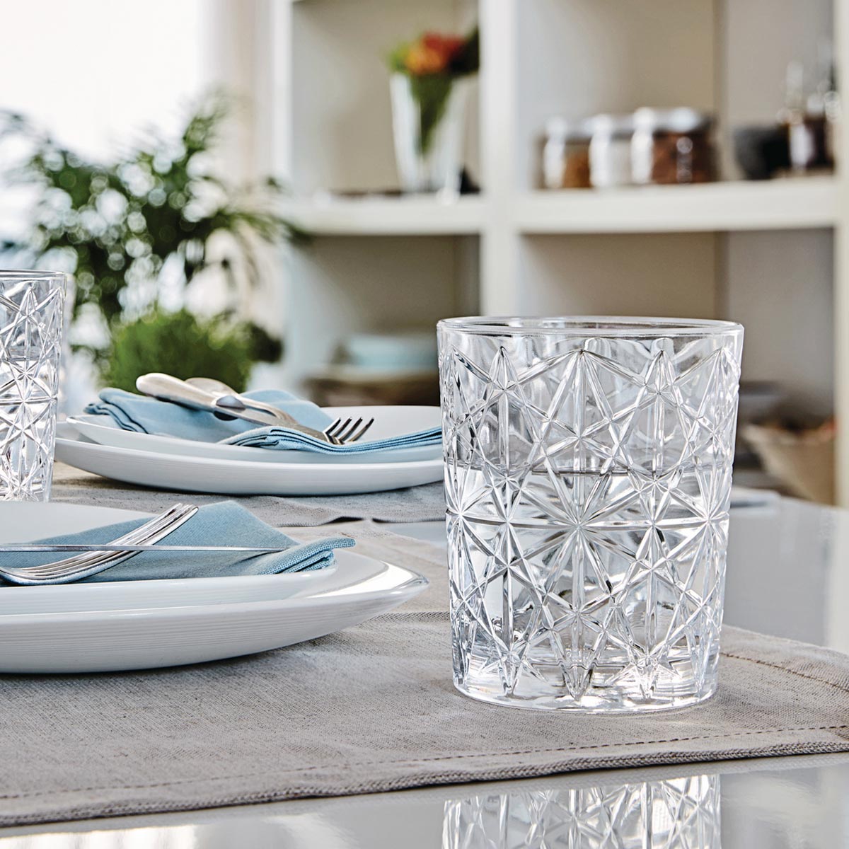 Conjunto 6 Copos Água Bormioli Rocco Lounge Vidro 275ml Transparente