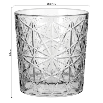 Conjunto 6 Copos Água Bormioli Rocco Lounge Vidro 275ml Transparente