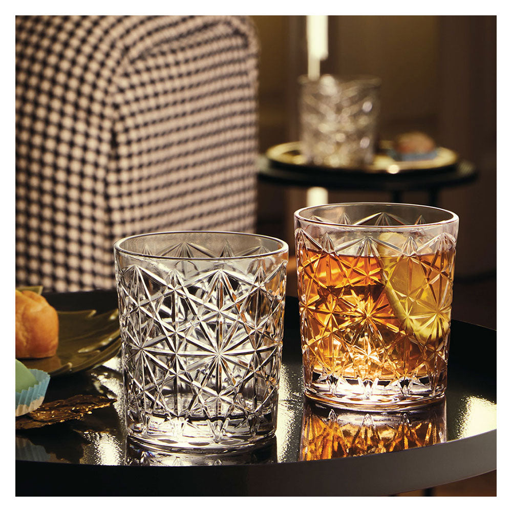 Copo de Uísque Bormioli Rocco Lounge 390ml Vidro Transparente 11x9cm