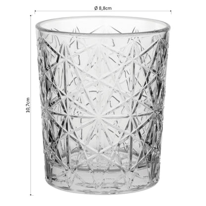 Copo de Uísque Bormioli Rocco Lounge 390ml Vidro Transparente 11x9cm