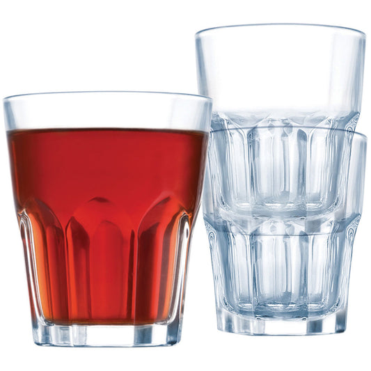 Copo de Água Luminarc Granity 270ml Vidro Temperado Transparente 6 Peças