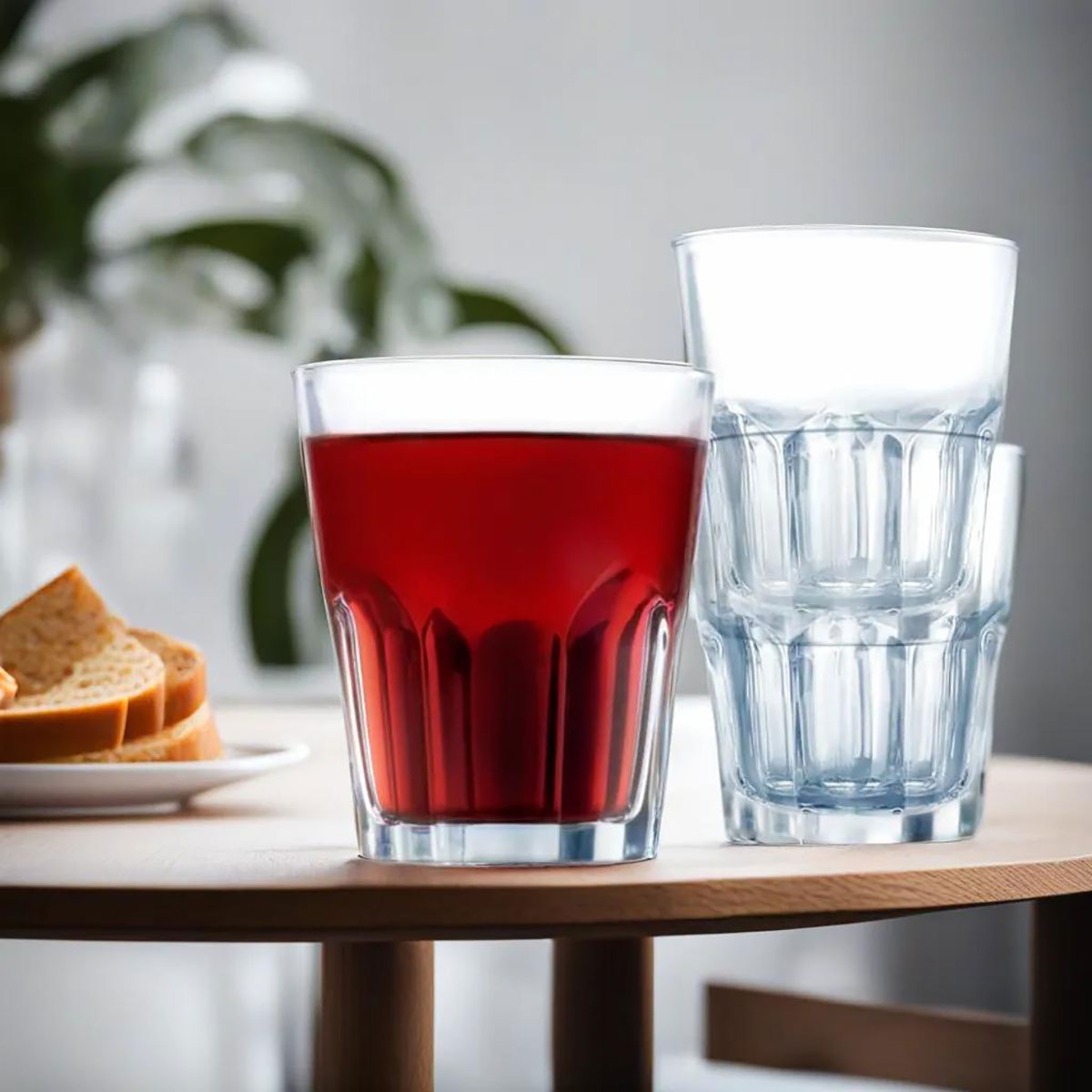 Copo de Água Luminarc Granity 270ml Vidro Temperado Transparente 6 Peças