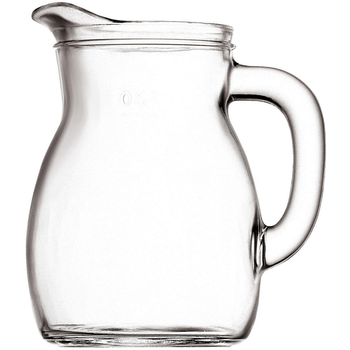 Jarra de Vidro Bormioli Rocco Bistrot 500ml Transparente 14x10cm