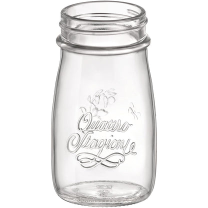 Garrafa de Vidro Bormioli Rocco Qstagioni 200ml Tampa Metal Transparente