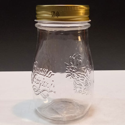 Garrafa de Vidro Bormioli Rocco Qstagioni 200ml Tampa Metal Transparente