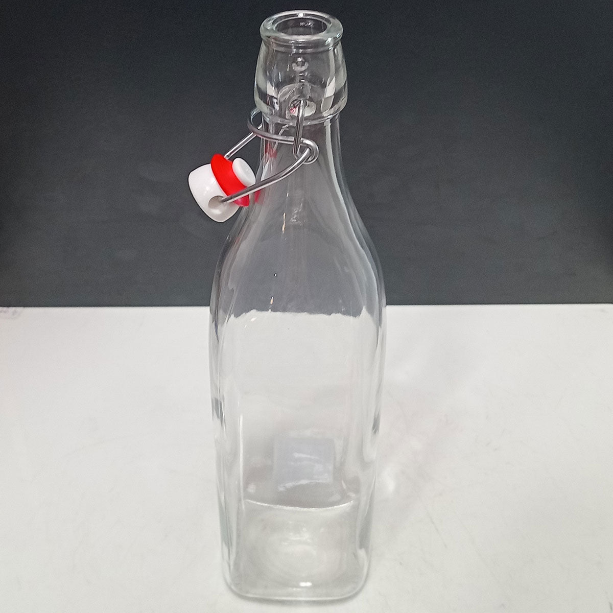 Garrafa de Vidro Bormioli Rocco Swing 1L Transparente com Tampa