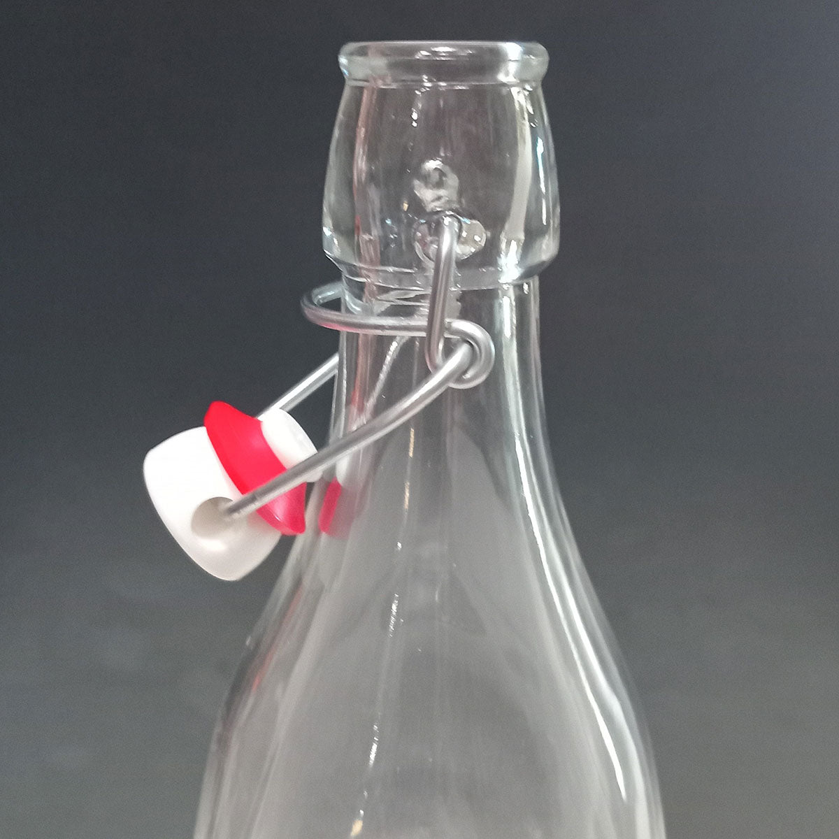 Garrafa de Vidro Bormioli Rocco Swing 1L Transparente com Tampa