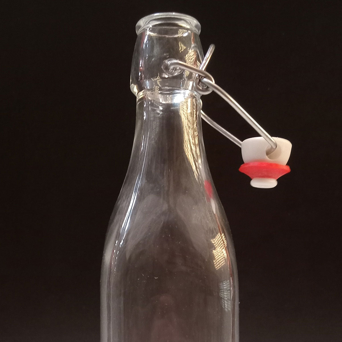 Garrafa de Vidro Bormioli Rocco Swing 500ml Transparente com Tampa