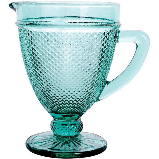 Jarra de Vidro Azul 1L Imperial com Bico Antiderrame 20x20cm