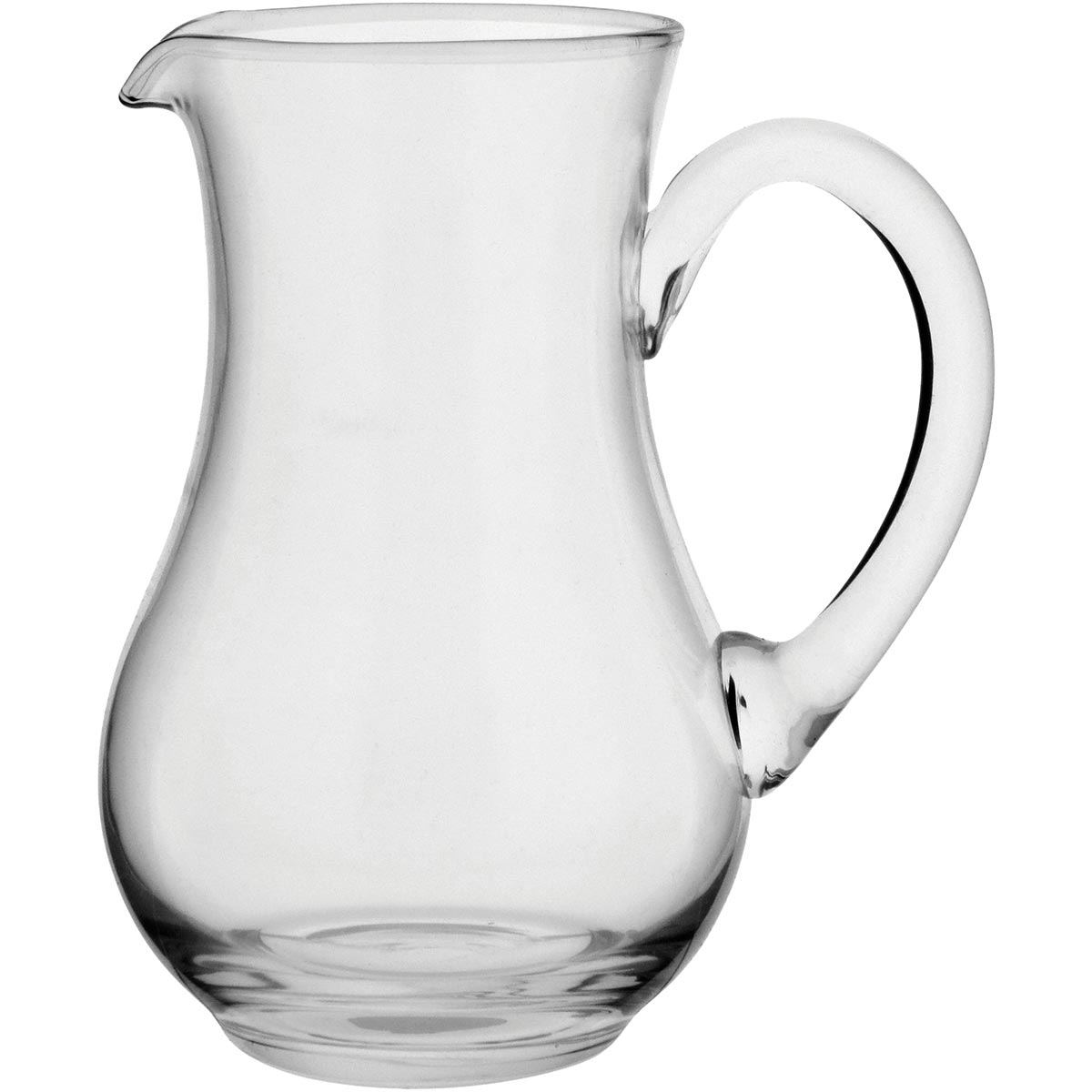 Mini Jarra de Vidro 500ml Transparente 15x12x9cm para Sucos e Molhos