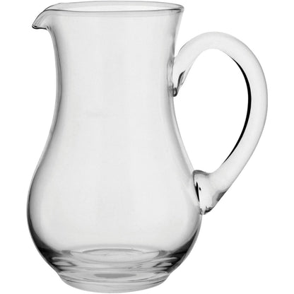 Mini Jarra de Vidro 500ml Transparente 15x12x9cm para Sucos e Molhos