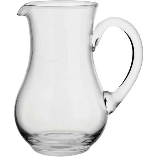 Mini Jarra de Vidro 500ml Transparente 15x12x9cm para Sucos e Molhos