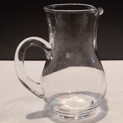 Mini Jarra de Vidro 500ml Transparente 15x12x9cm para Sucos e Molhos