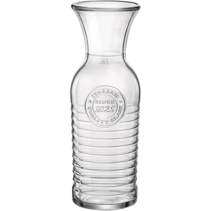 Jarra Bormioli Rocco Officina 1825 1L Vidro Transparente Bico Antiderrame