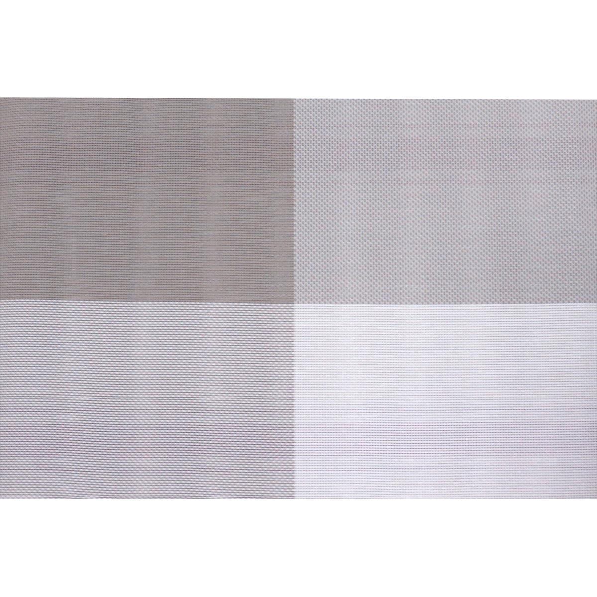 Jogo de 4 Lugares Americanos Premier PVC 45x30cm Cinza