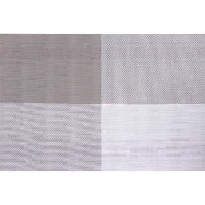 Jogo de 4 Lugares Americanos Premier PVC 45x30cm Cinza