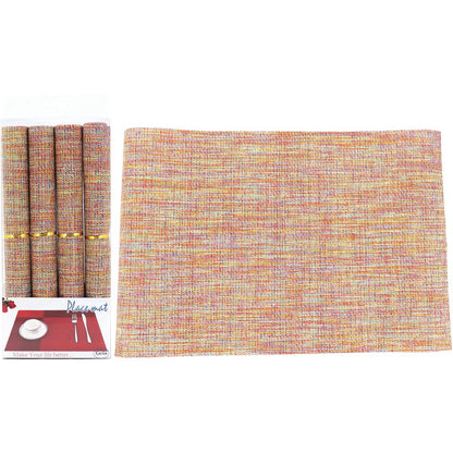 Conjunto 4 Lugares Americanos Ornatto PVC 45x30cm Coloridos