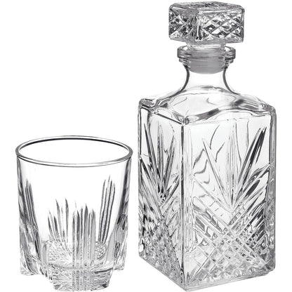 Conjunto Garrafa e Copos de Uísque Bormioli Rocco Selecta Vidro 1L Transparente