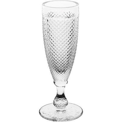 Conjunto 6 Taças de Champanhe Vidro 150ml Transparente Imperial