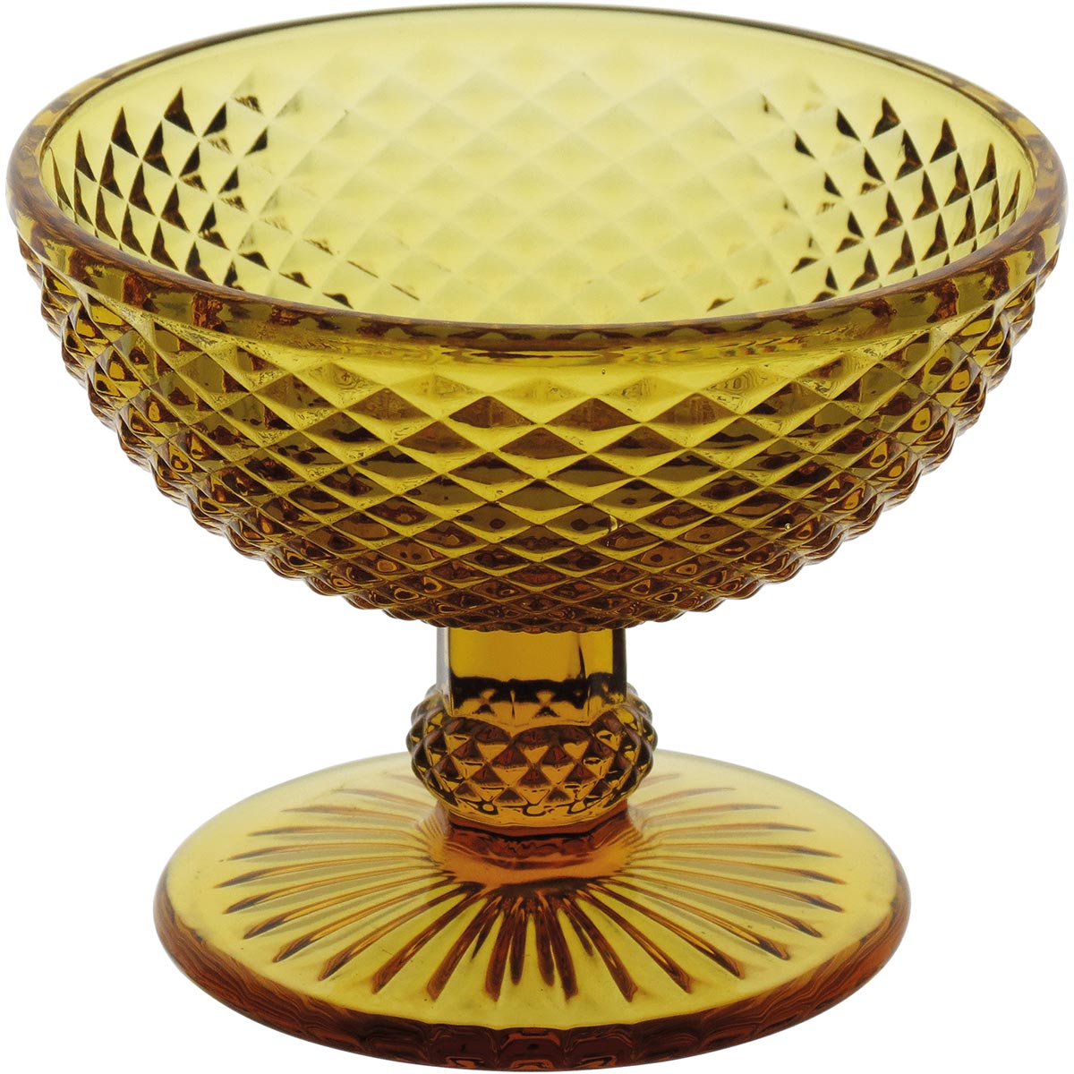 Conjunto 6 Taças Coquetel Coupe Imperial Vidro Âmbar 150ml 10cm