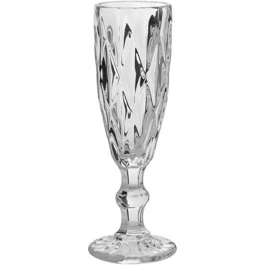 Conjunto 6 Taças de Champanhe Belinda Vidro 160ml Transparente