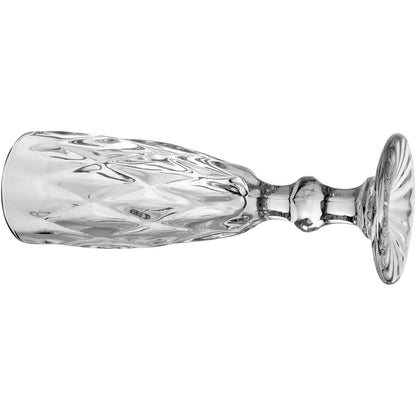 Conjunto 6 Taças de Champanhe Belinda Vidro 160ml Transparente
