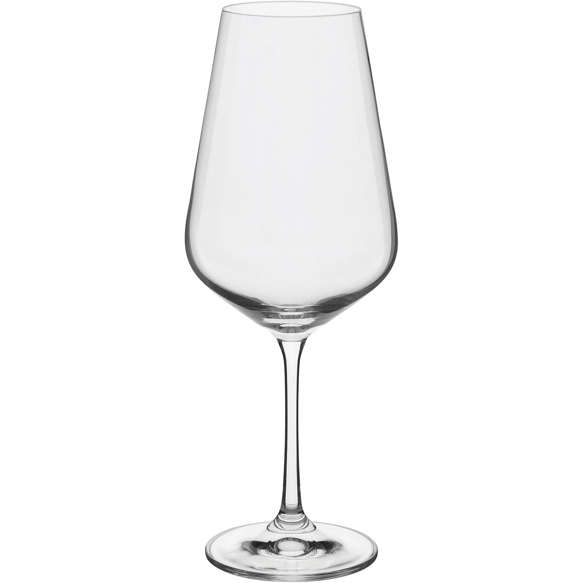 Conjunto de Taças de Água Bohemia Sandra 6 Peças Cristal 550ml Transparente