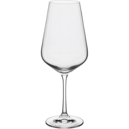 Conjunto de Taças de Água Bohemia Sandra 6 Peças Cristal 550ml Transparente