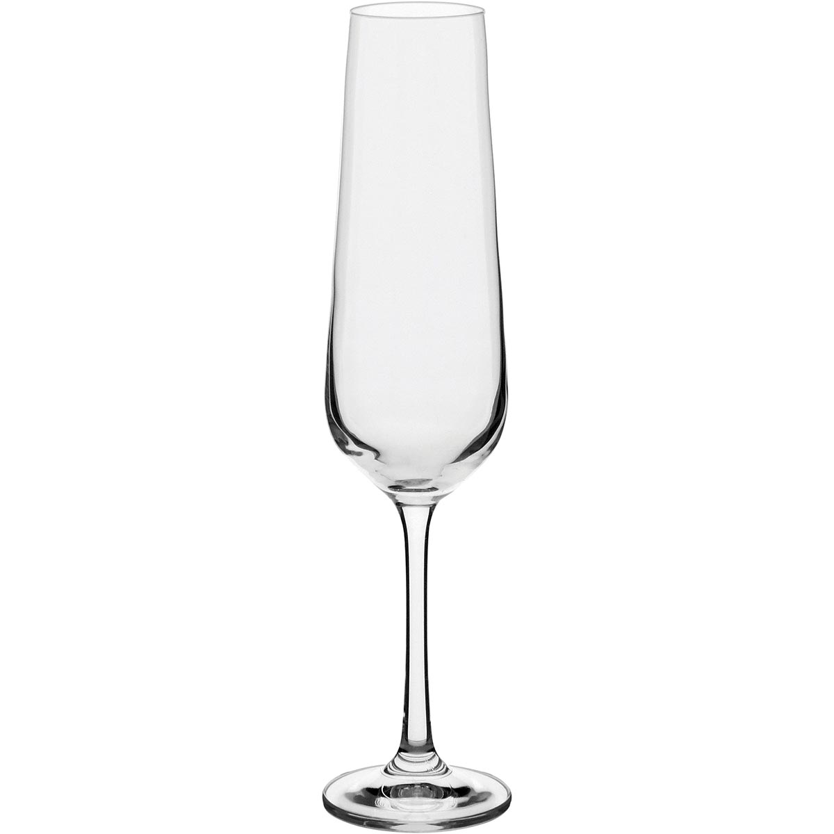 Conjunto 6 Taças de Champanhe Bohemia Sandra Cristal 200ml Transparente