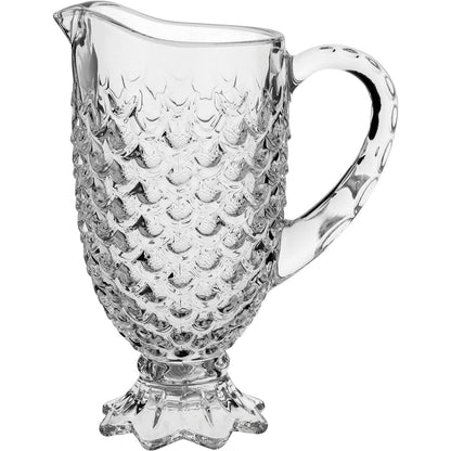 Jogo de Jarra e Copos Maurícia 7 Peças Vidro 1,3L Transparente