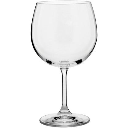 Conjunto 6 Taças Gin Tônica Bohemia Lara Cristal 600ml Transparente