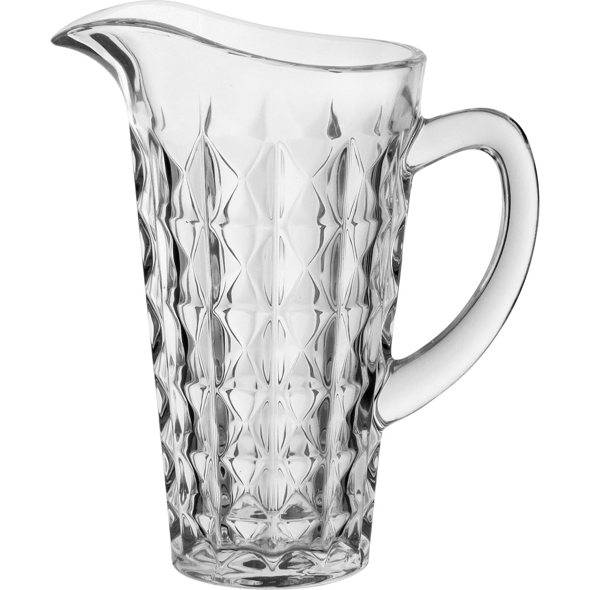 Jogo de Jarra e Copos Dalia Cristal 7 Peças 1,3L Transparente