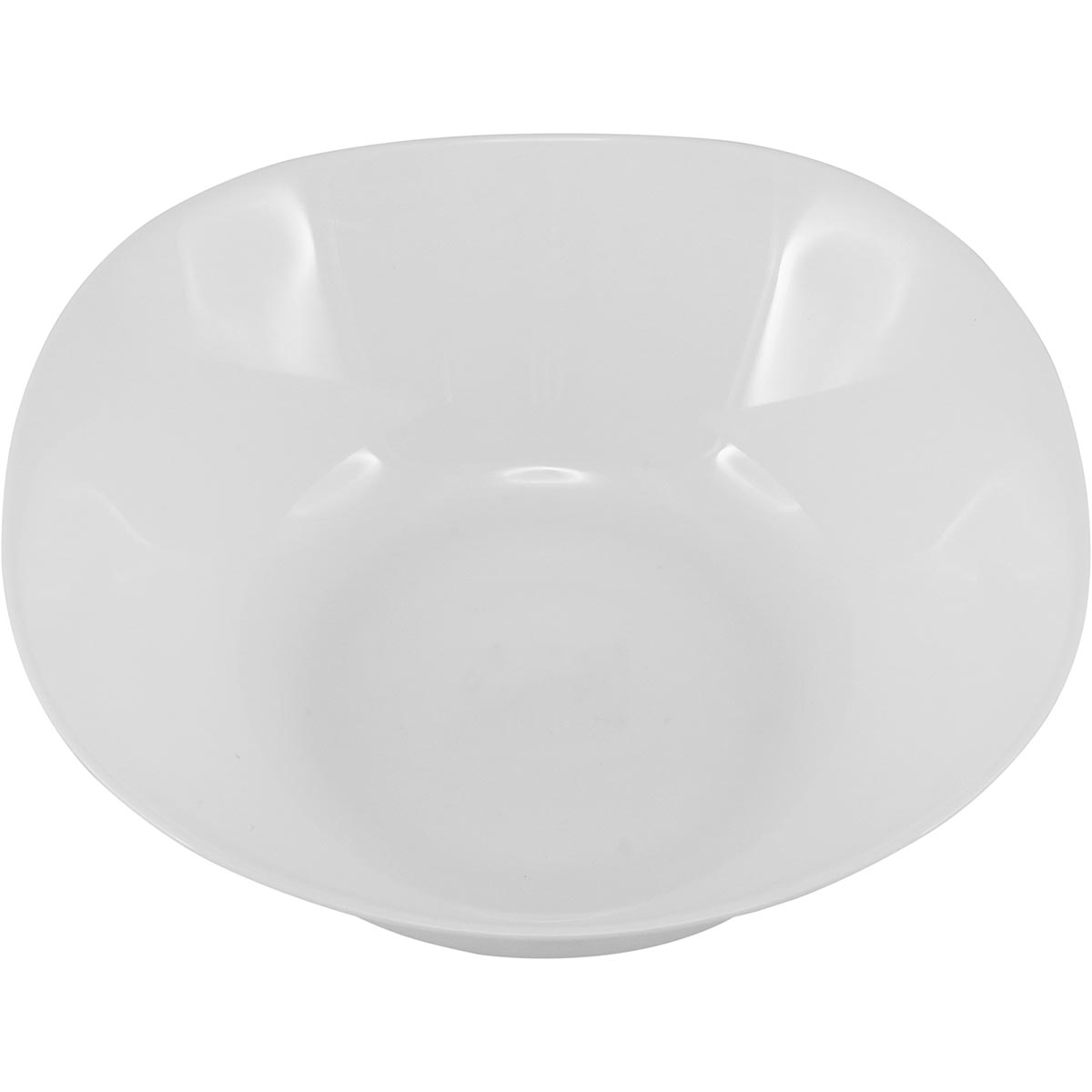 Saladeira de Vidro Temperado Bormioli Rocco Parma 1,5L Branca 25cm