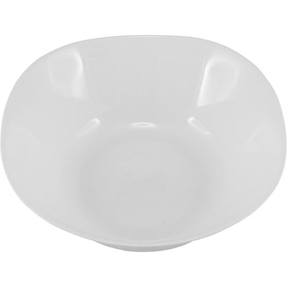 Saladeira de Vidro Temperado Bormioli Rocco Parma 1,5L Branca 25cm