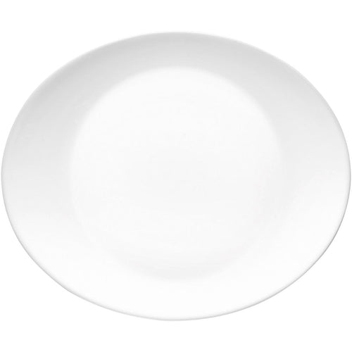 Prato Steak Bormioli Rocco Branco Vidro Temperado 30,8x26cm