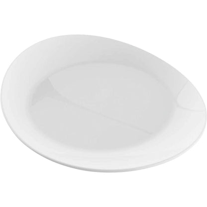 Prato Steak Bormioli Rocco Branco Vidro Temperado 30,8x26cm