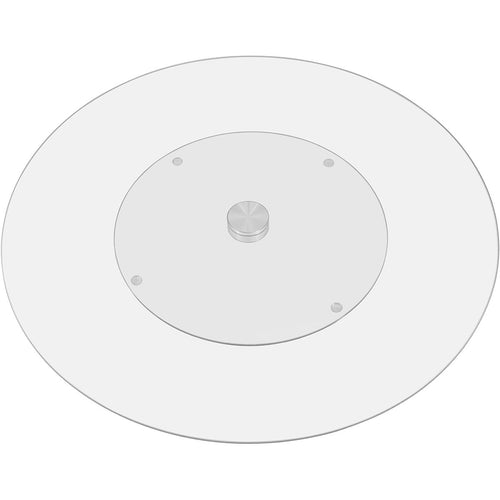 Prato Giratório Bailarina em Vidro Transparente 45x45cm