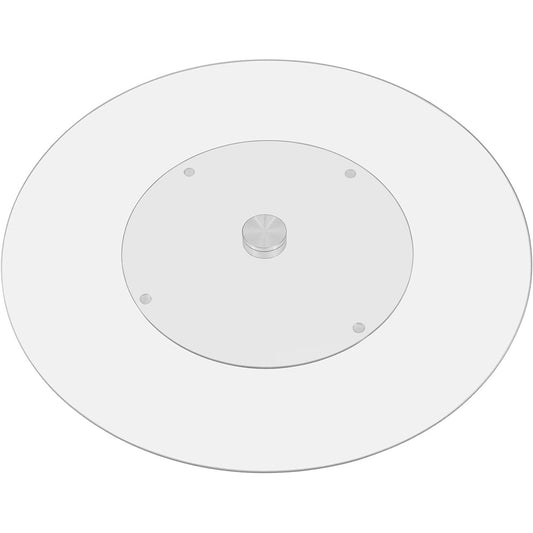 Prato Giratório Bailarina em Vidro Transparente 45x45cm