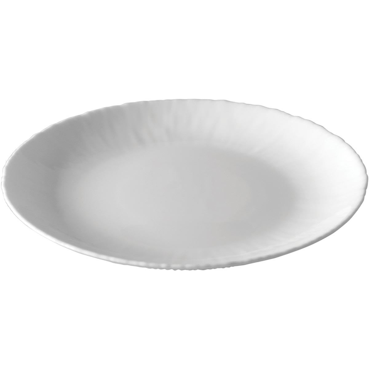 Prato Sobremesa Bormioli Rocco Coconut Vidro Temperado 21x21cm Branco