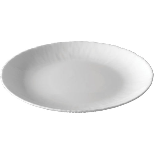 Prato Sobremesa Bormioli Rocco Coconut Vidro Temperado 21x21cm Branco