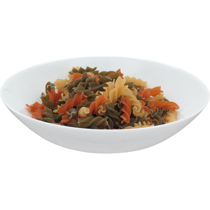 Conjunto 6 Pratos Fundos Luminarc Diwali Vidro Temperado Branco 20cm