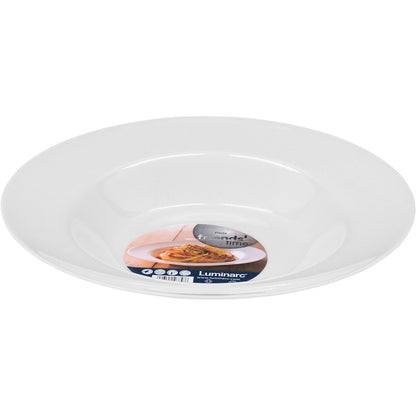 Prato de Vidro Temperado Luminarc Friend's Time 29cm Branco