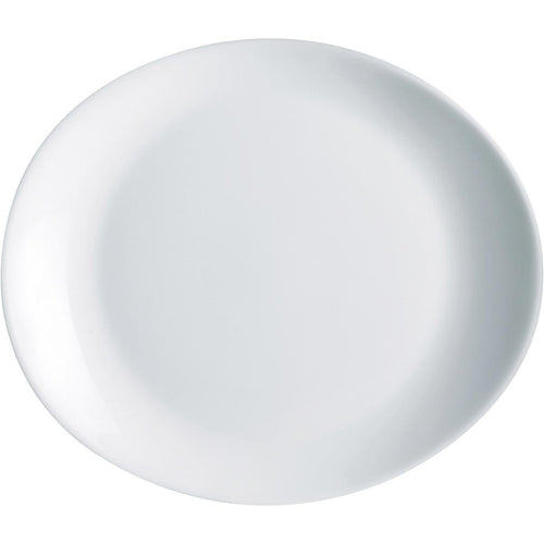 Prato Steak Luminarc Friend's Time Vidro Temperado Branco 30cm